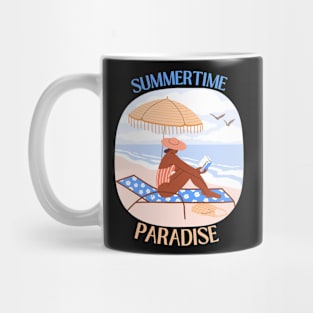 Hello summer Beach summertime Adventure travel lover palm tree sun Mug